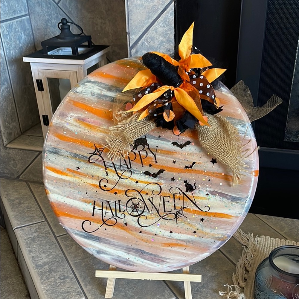 Festive Halloween Decorative Plate